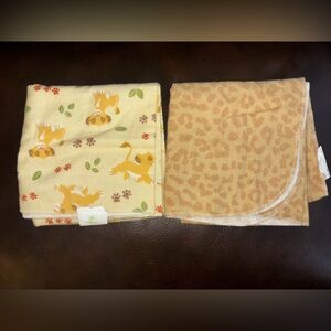 Lion King Receiving Blankets Disney Baby Set of 2